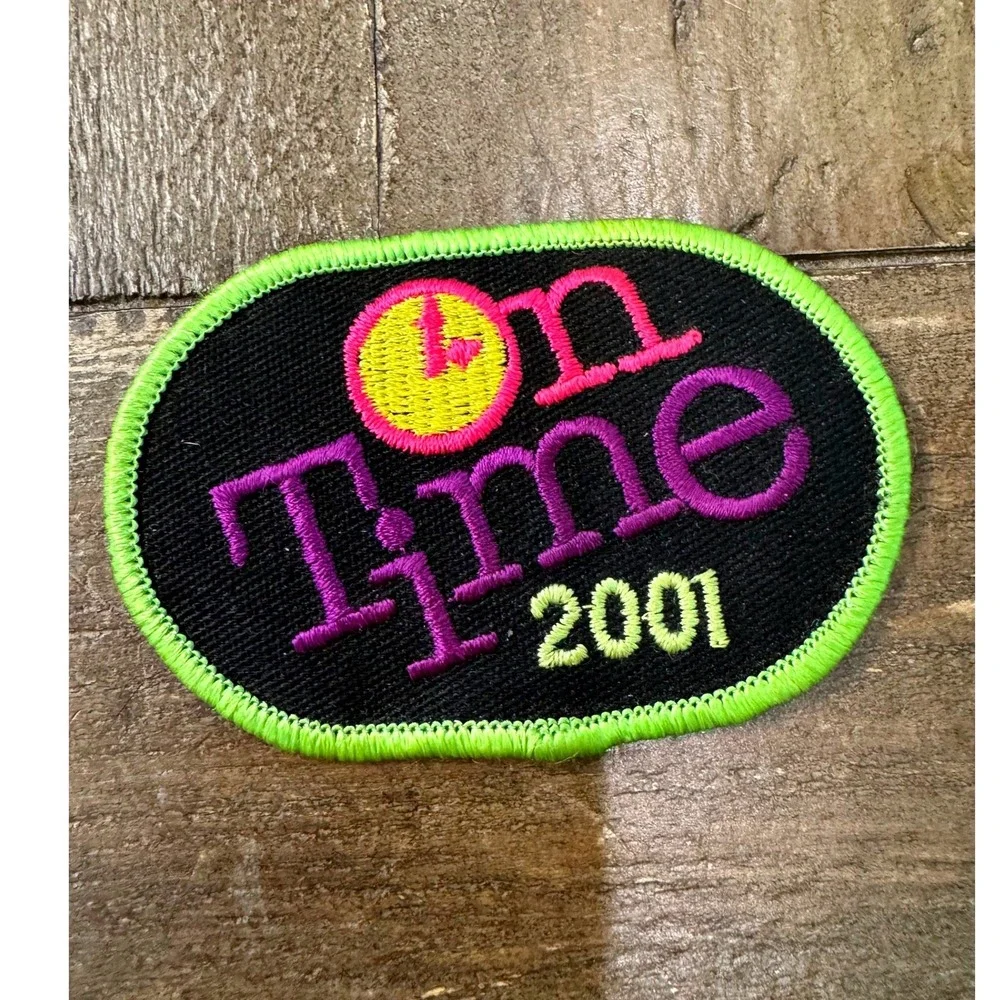 Vintage Vintage Girl Scout Time Theme Fun Patch Lot On Time Early Bird 2001-2003
